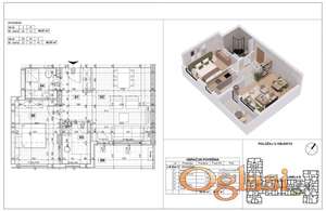 Dvosoban stan 51 m², Telep! Sa pdv-om!
